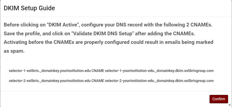 Integration Profile: DKIM Setup Guide with 2 CNAMEs